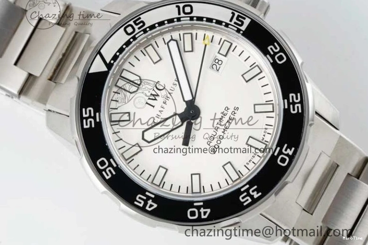 MIROTIME 0204 Youthful Aquatimer Automatic SS RSF 1:1 Best Edition White Black Dial on SS Bracelet A 7070